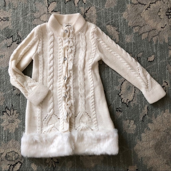 girls winter cardigan